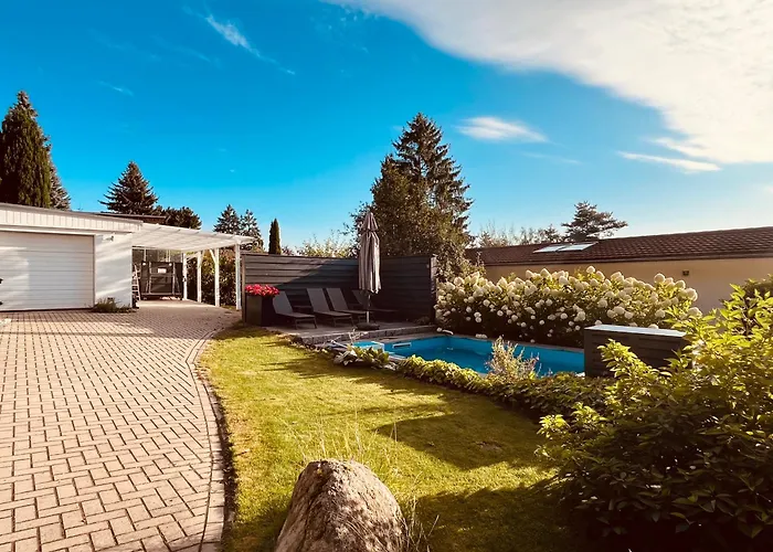 Waldhaus Harz, Pur Mit Pool, Sauna Und Traumhaften Garten Stecklenberg